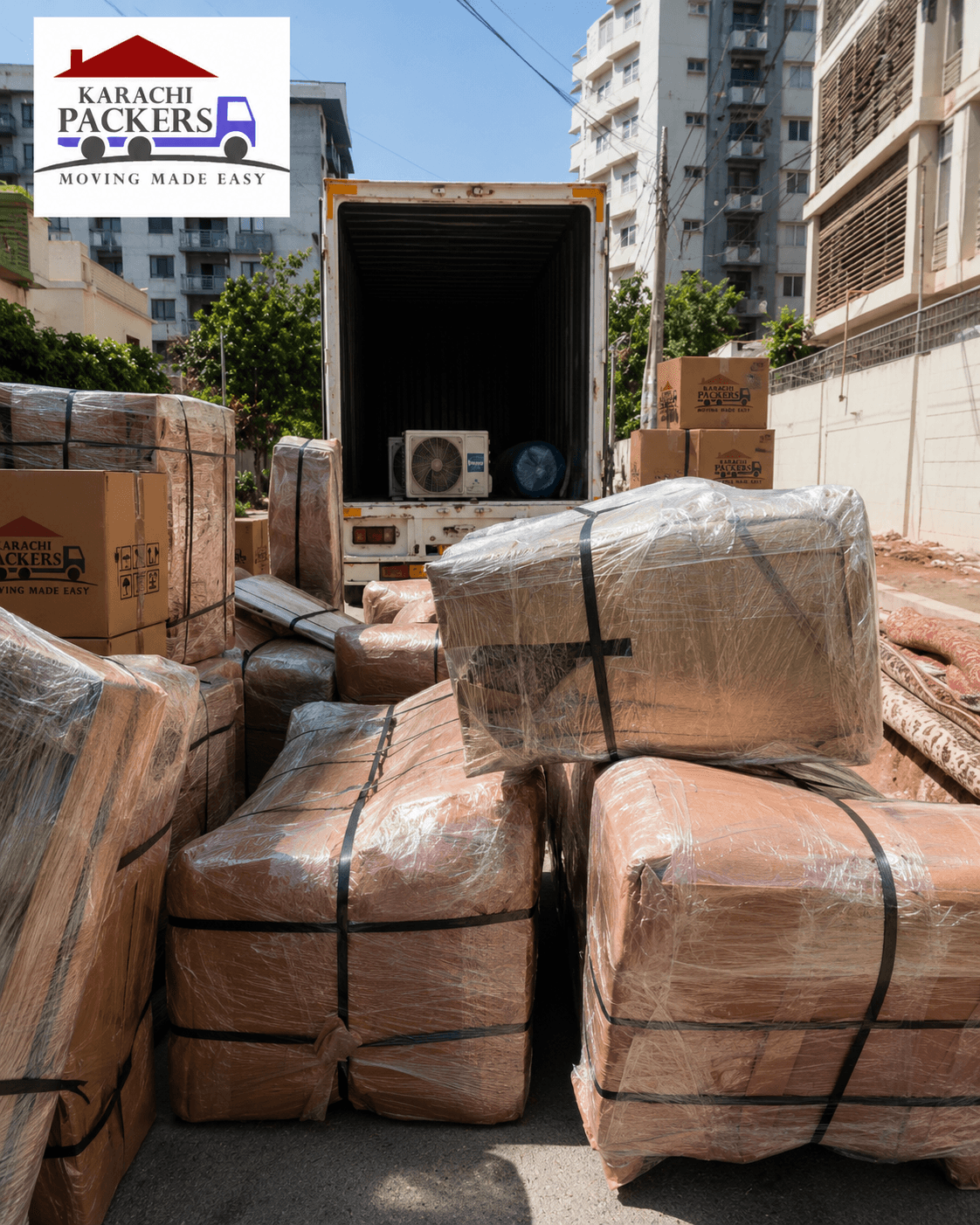 Office goods loading and transport for local and city to city relocation
